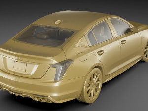 cadillac ct5-v 2020 3D Model