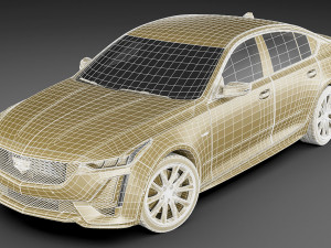 cadillac ct5-v 2020 3D Model