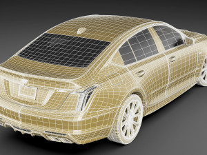 cadillac ct5-v 2020 3D Model