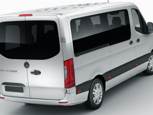 mercedes sprinter tourer 2018 l2h1 3D 模型