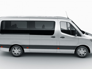 mercedes sprinter tourer 2018 l2h1 3D 模型