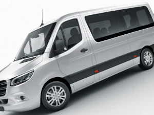 mercedes sprinter tourer 2018 l2h1 3D Model