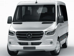 mercedes sprinter tourer 2018 l2h1 3D Model