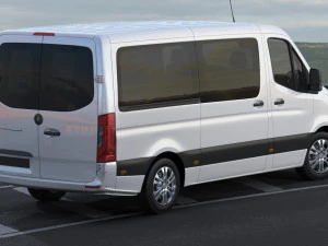 mercedes sprinter tourer 2018 l2h1 3D Model