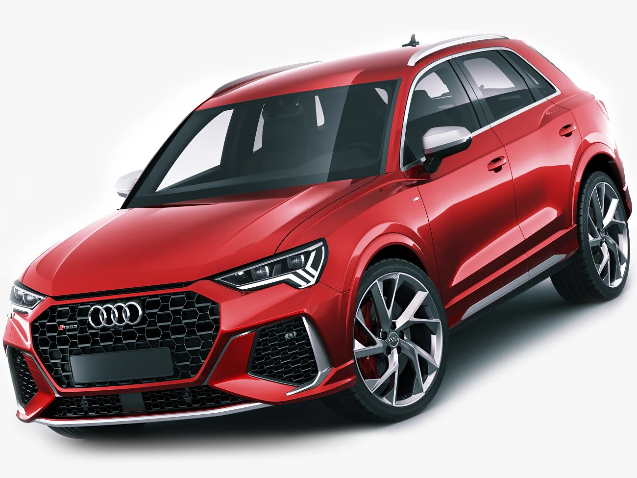 audi rs q3 2020 3D Model .c4d .max .obj .3ds .fbx .stl .blend 