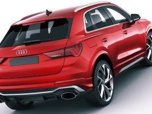 audi rs q3 2020 3D 模型