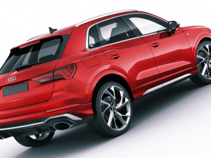 audi rs q3 2020 3D 模型