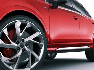 audi rs q3 2020 3D 模型