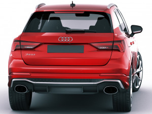 audi rs q3 2020 3D 模型
