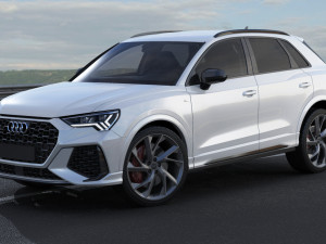 audi rs q3 2020 3D 模型