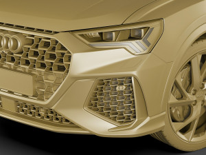 audi rs q3 2020 3D 模型