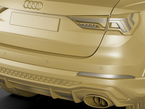 audi rs q3 2020 3D 模型