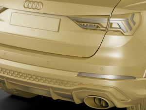 audi rs q3 2020 3D Model