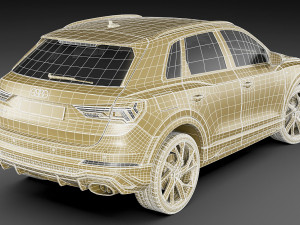 audi rs q3 2020 3D 模型