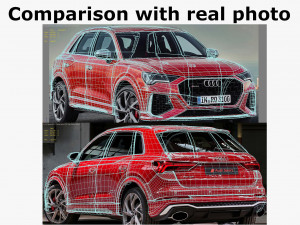 audi rs q3 2020 3D 模型