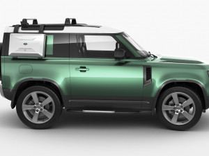land rover defender 90 2020 3D Model