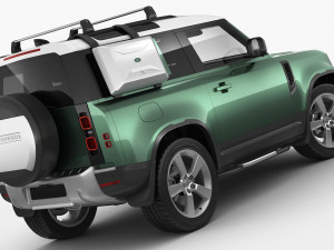 land rover defender 90 2020 3D Model
