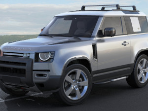 land rover defender 90 2020 3D Model