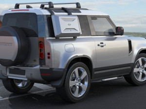 land rover defender 90 2020 3D Model