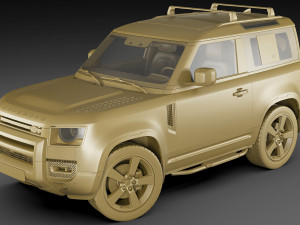 land rover defender 90 2020 3D Model