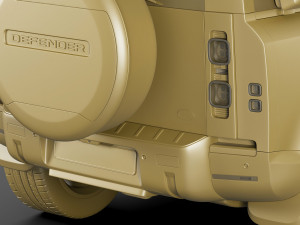 land rover defender 90 2020 3D Model