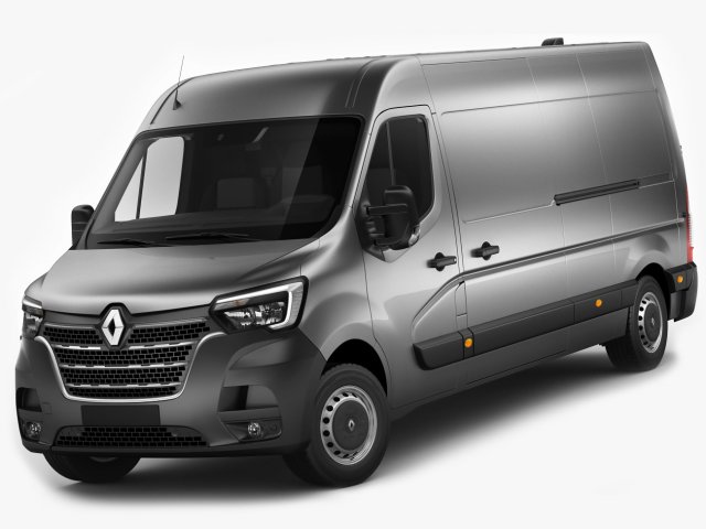 renault master van l3h2 2019 3D Модель .c4d .max .obj .3ds .fbx .stl .blend 