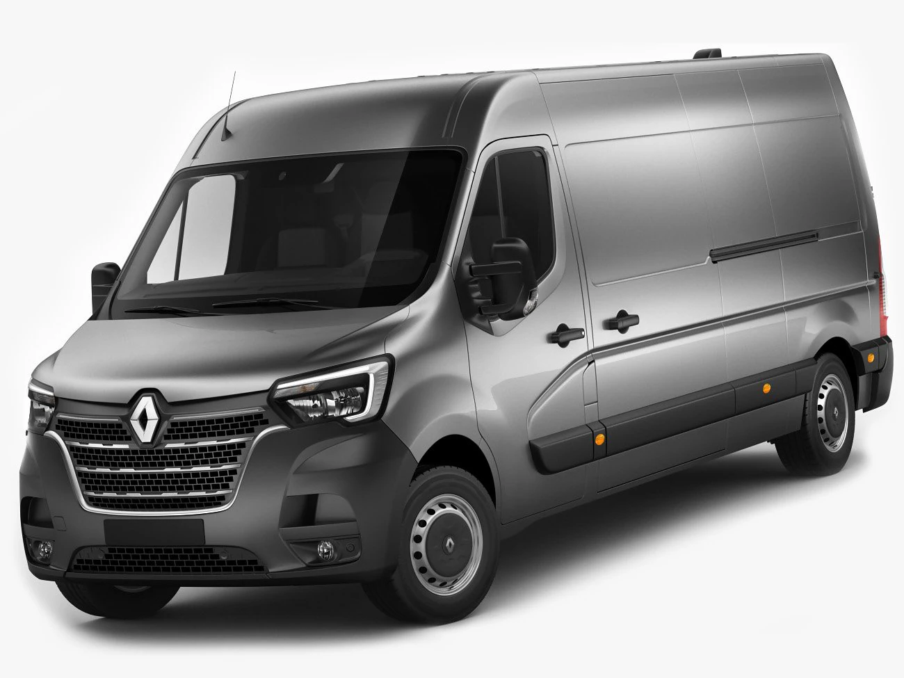 renault master van l3h2 2019 3D Model .c4d .max .obj .3ds .fbx .stl .blend 