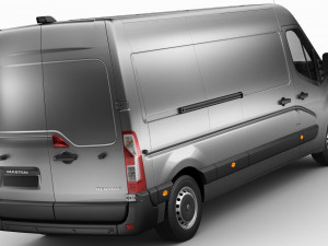 renault master van l3h2 2019 3D Модель