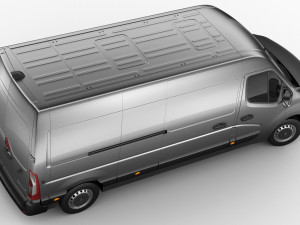 renault master van l3h2 2019 3D Модель