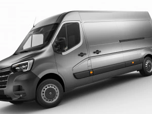 renault master van l3h2 2019 3D Model