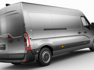 renault master van l3h2 2019 3D Модель