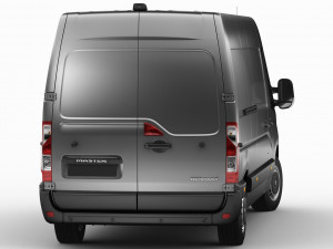 renault master van l3h2 2019 3D Модель