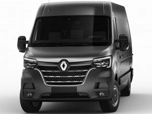 renault master van l3h2 2019 3D Model