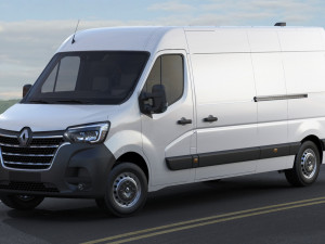 renault master van l3h2 2019 3D Модель