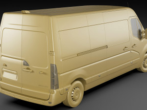 renault master van l3h2 2019 3D Модель