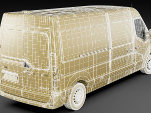 renault master van l3h2 2019 3D Модель