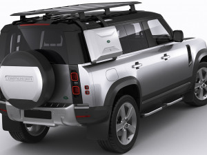 land rover defender 110 2020 Modello 3D
