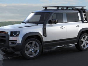 land rover defender 110 2020 Modello 3D