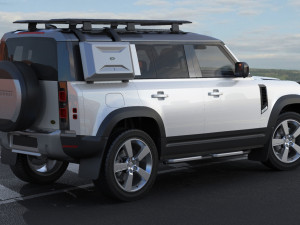 land rover defender 110 2020 Modello 3D