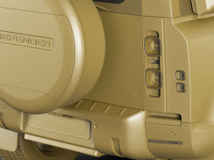 land rover defender 110 2020 Modello 3D