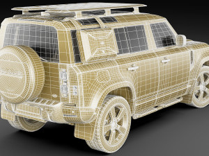 land rover defender 110 2020 Modello 3D