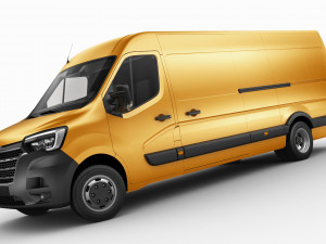 renault master van l4h2 2019 3D Model