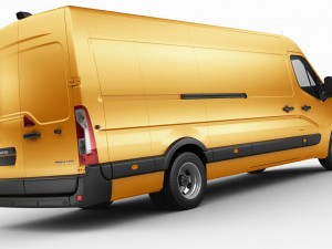 renault master van l4h2 2019 3D Model