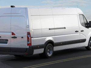 renault master van l4h2 2019 3D Model