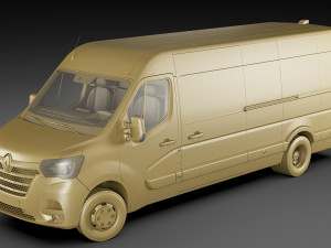 renault master van l4h2 2019 3D Model