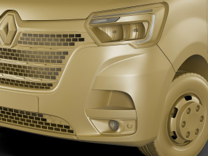 renault master van l4h2 2019 3D Model