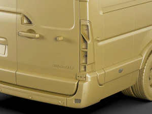 renault master van l4h2 2019 3D Model