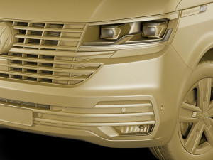 vw transporter t61 panel va 3D Модель