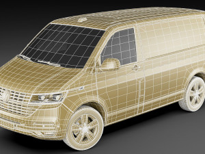 vw transporter t61 panel va 3D Модель