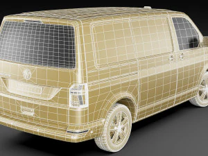 vw transporter t61 panel va 3D Model